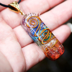 7 Chakra Orgone Energy Healing Pendant Necklace