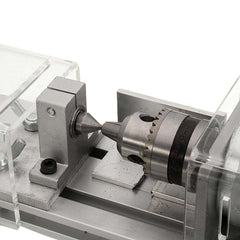 Small Wood Lathe, Lathe DIY, Transparent Woodturning Tool, DC 24V 96W